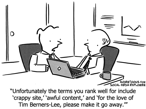 Poor website design affects your rankings