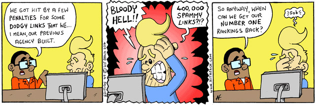 Spammy link building