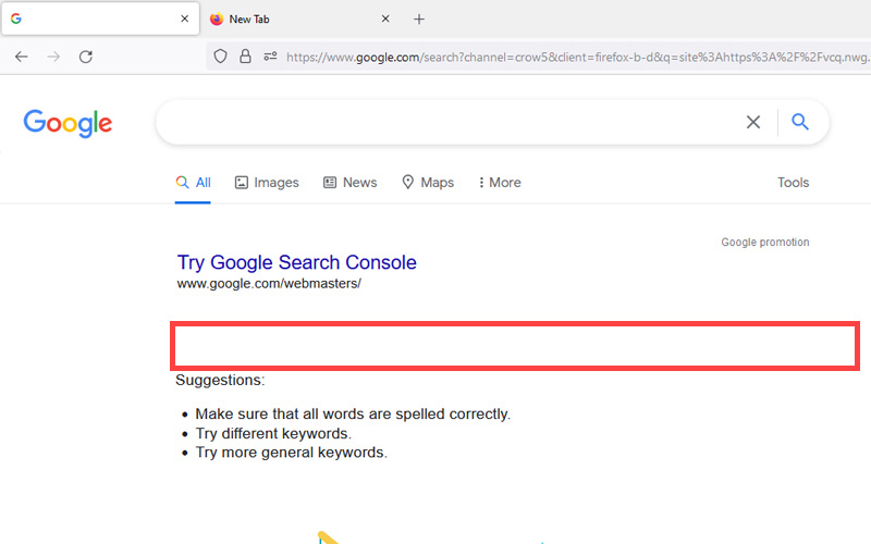 Google Search console step five